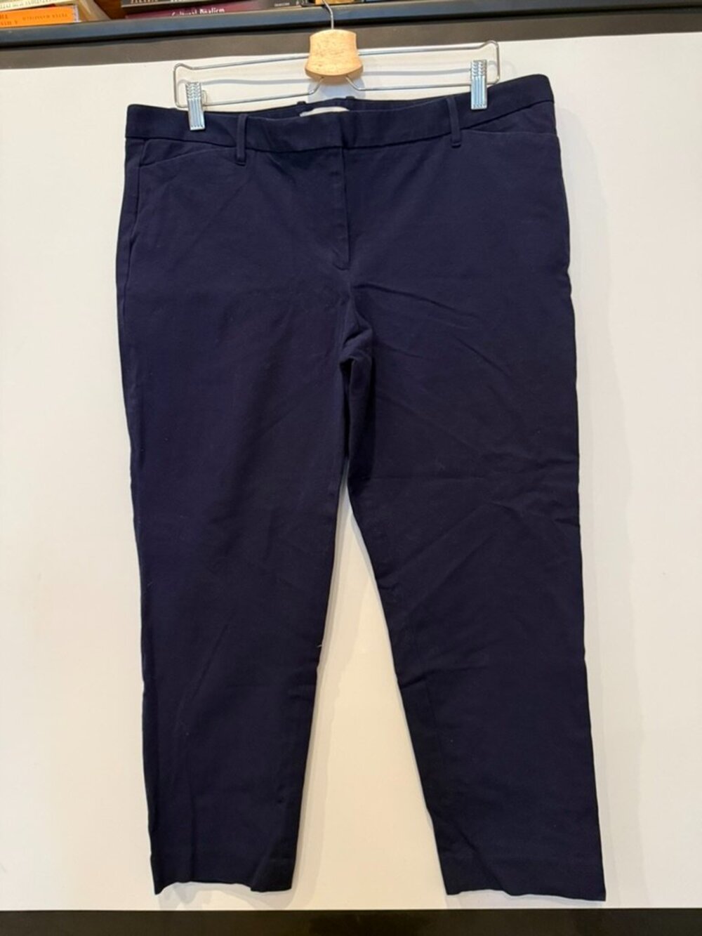 Gap navy slim cropped stretch pants